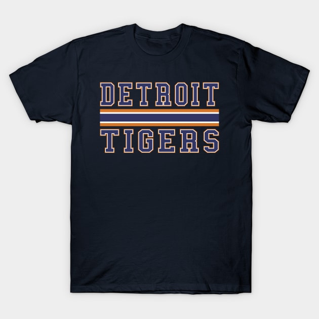 Detroit Tigers Baseball T-Shirt by Cemploex_Art